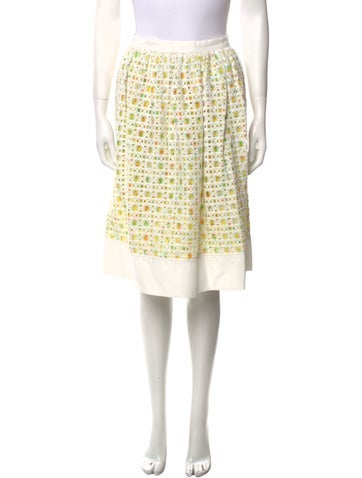 Boutique Moschino Skirts Patterned Knee-Length Skirt US 12 | XL
