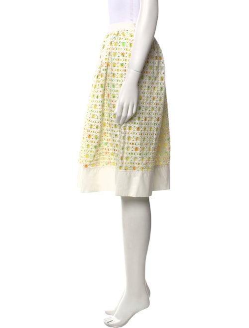 Boutique Moschino Patterned Knee-Length Skirt