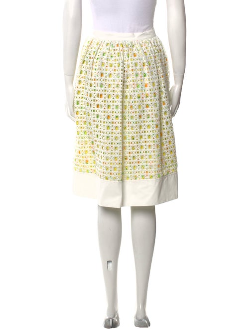 Boutique Moschino Patterned Knee-Length Skirt