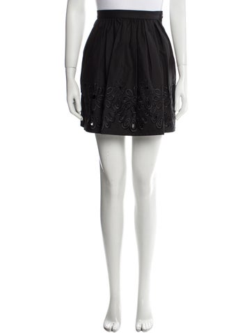 Boutique Moschino Skirts Eyelet Trim Mini Skirt US 6 | M