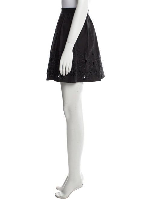 Boutique Moschino Eyelet Trim Mini Skirt