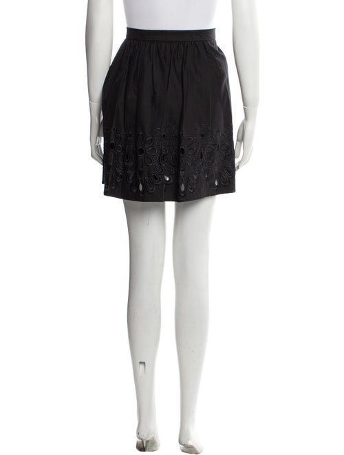 Boutique Moschino Eyelet Trim Mini Skirt