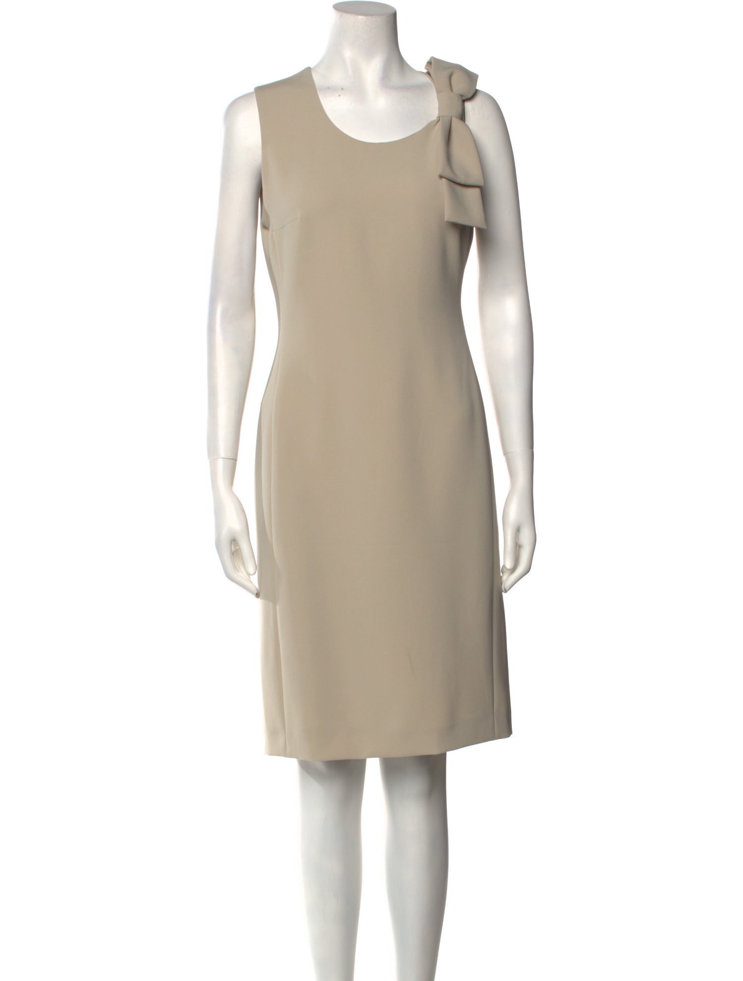 Boutique Moschino Scoop Neck Knee-Length Dress