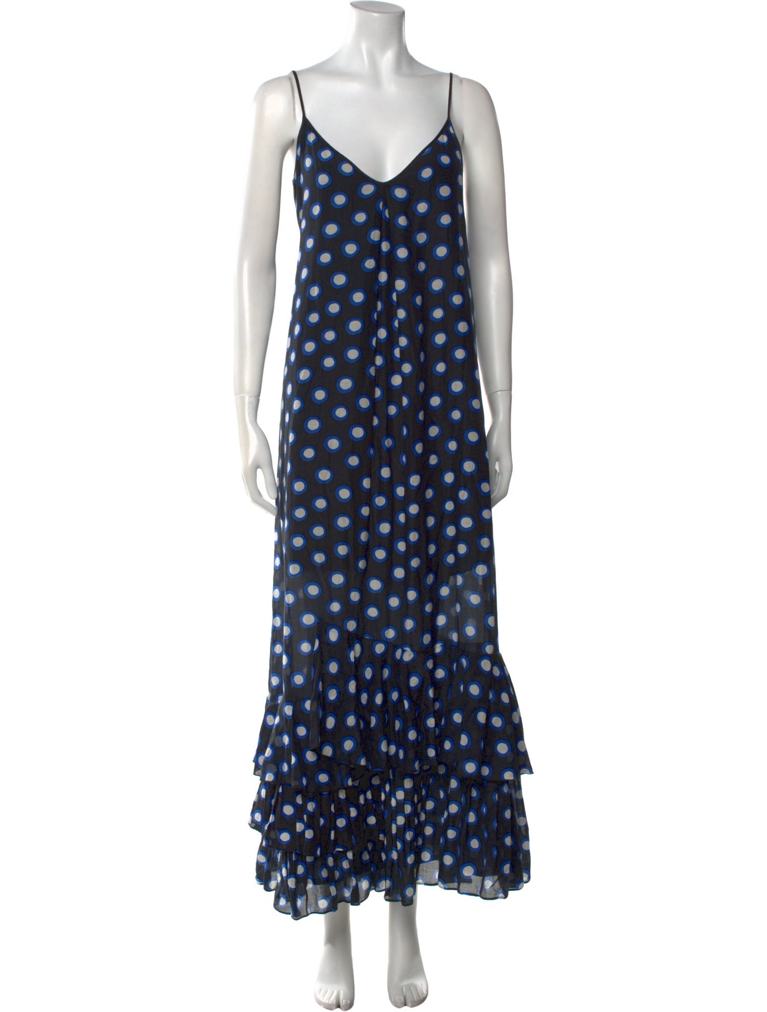 Boutique Moschino Polka Dot Print Long Dress