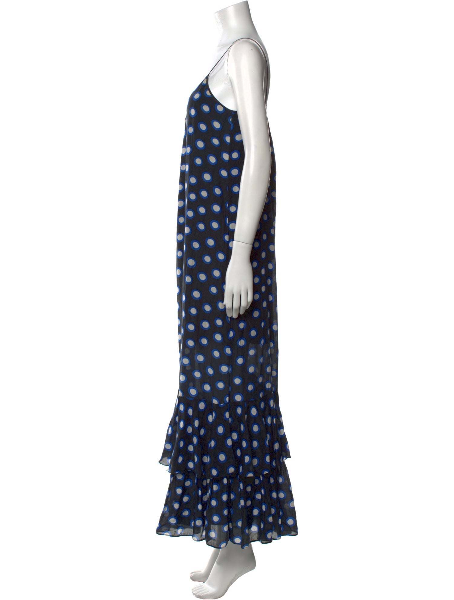 Boutique Moschino Polka Dot Print Long Dress