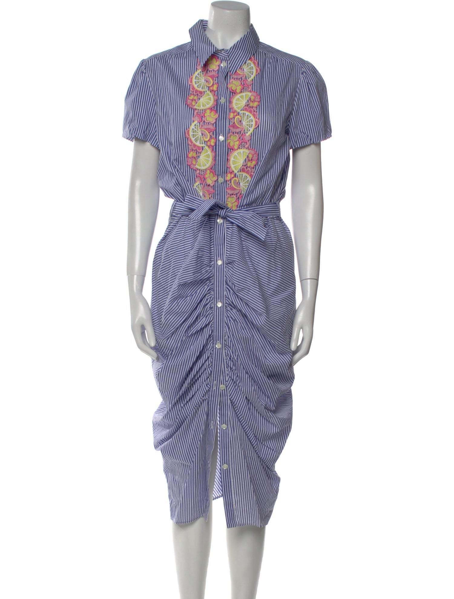 Boutique Moschino Striped Long Dress w/ Tags