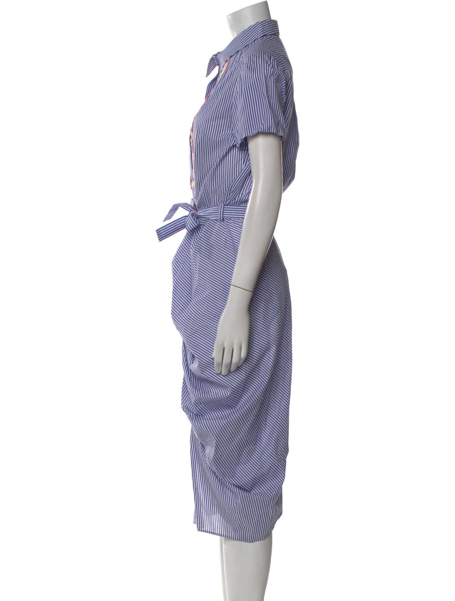 Boutique Moschino Striped Long Dress w/ Tags