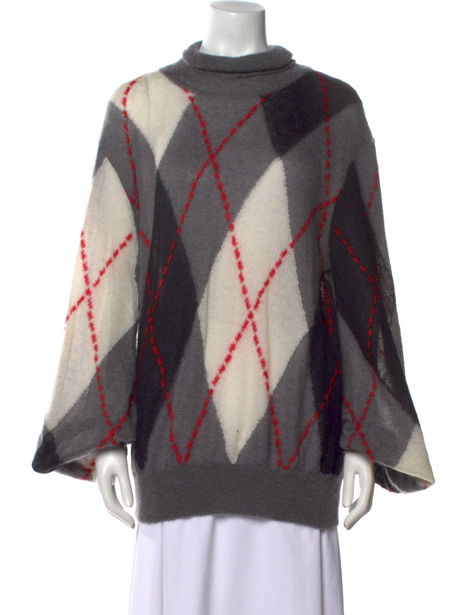 Boutique Moschino Mohair Printed Sweater