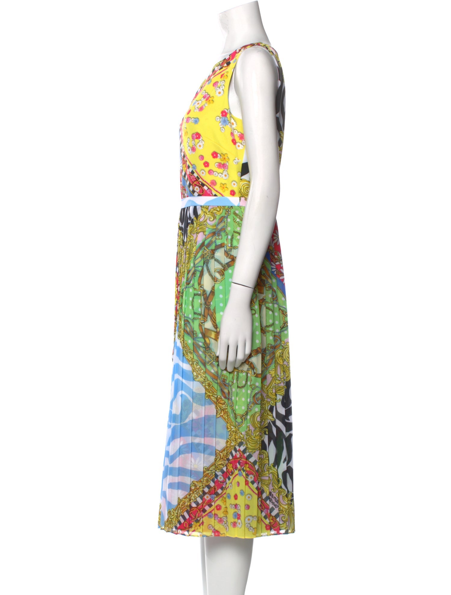 Boutique Moschino Printed Midi Length Dress