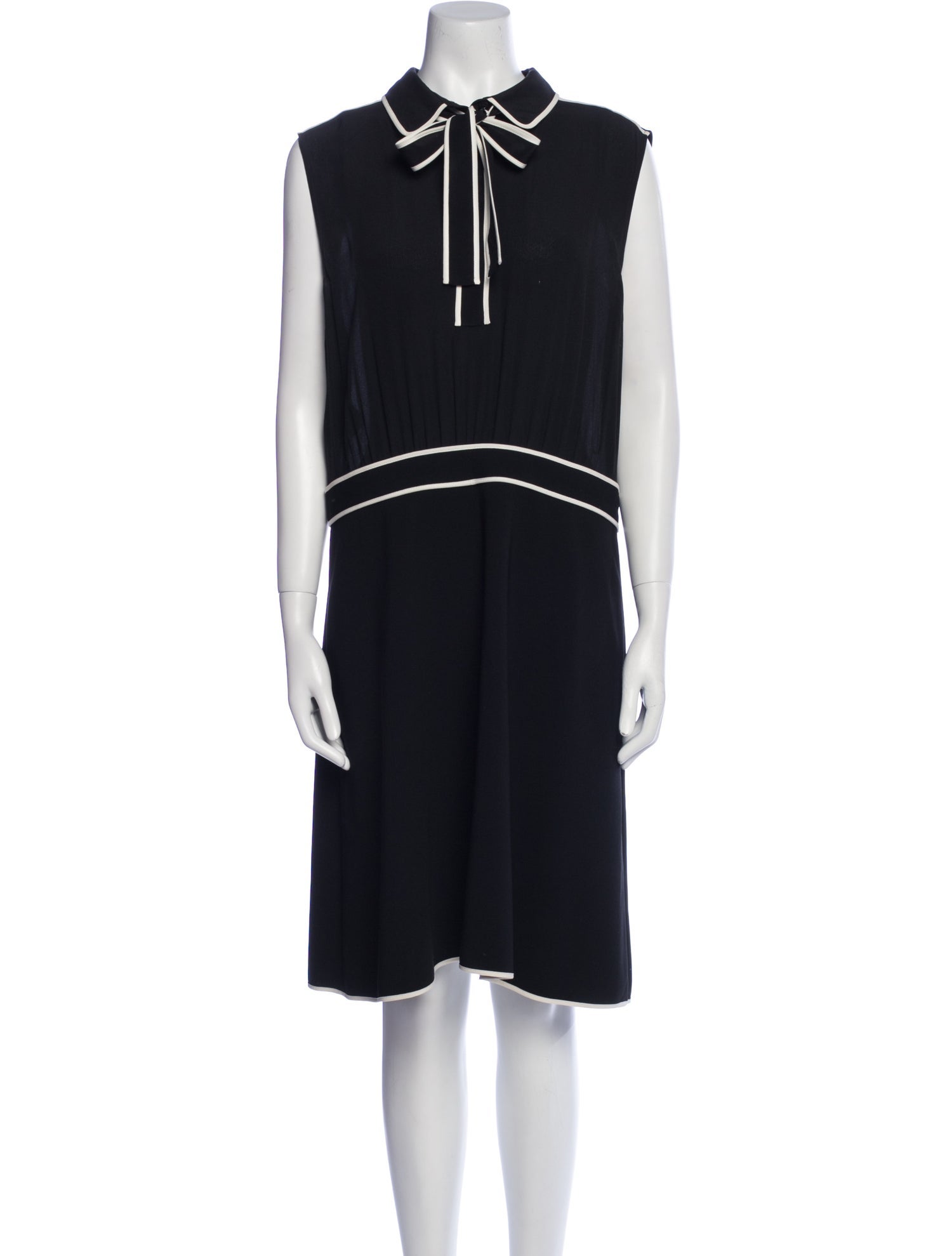 Boutique Moschino Colorblock Pattern Knee-Length Dress