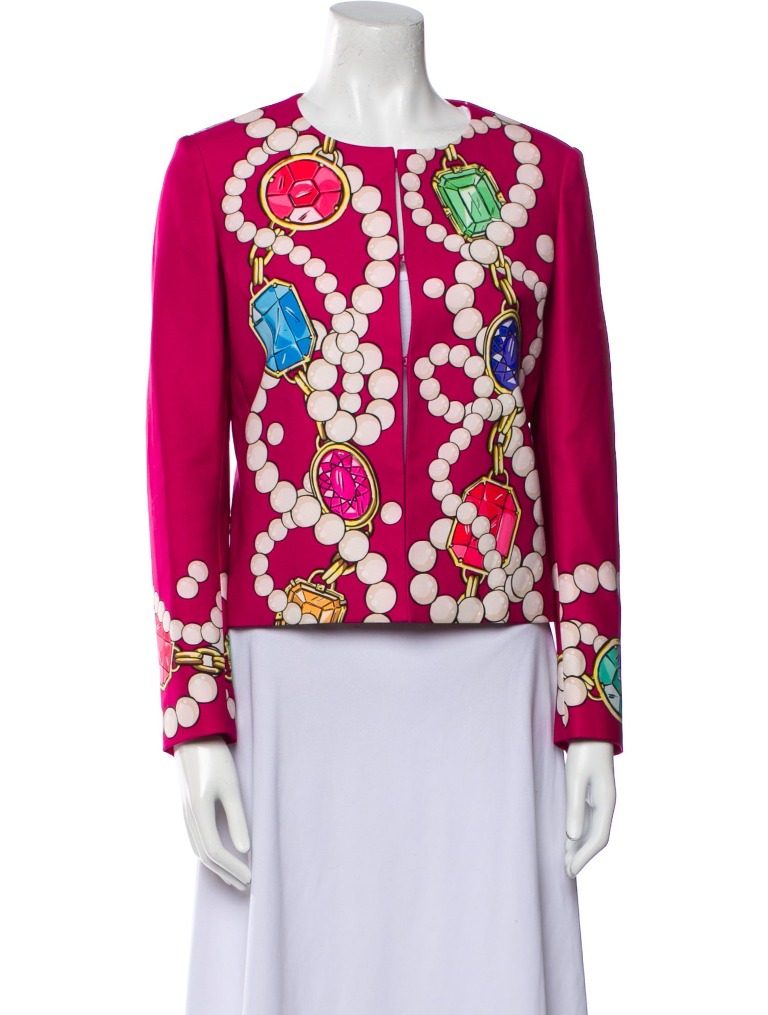 Boutique Moschino Printed Evening Jacket