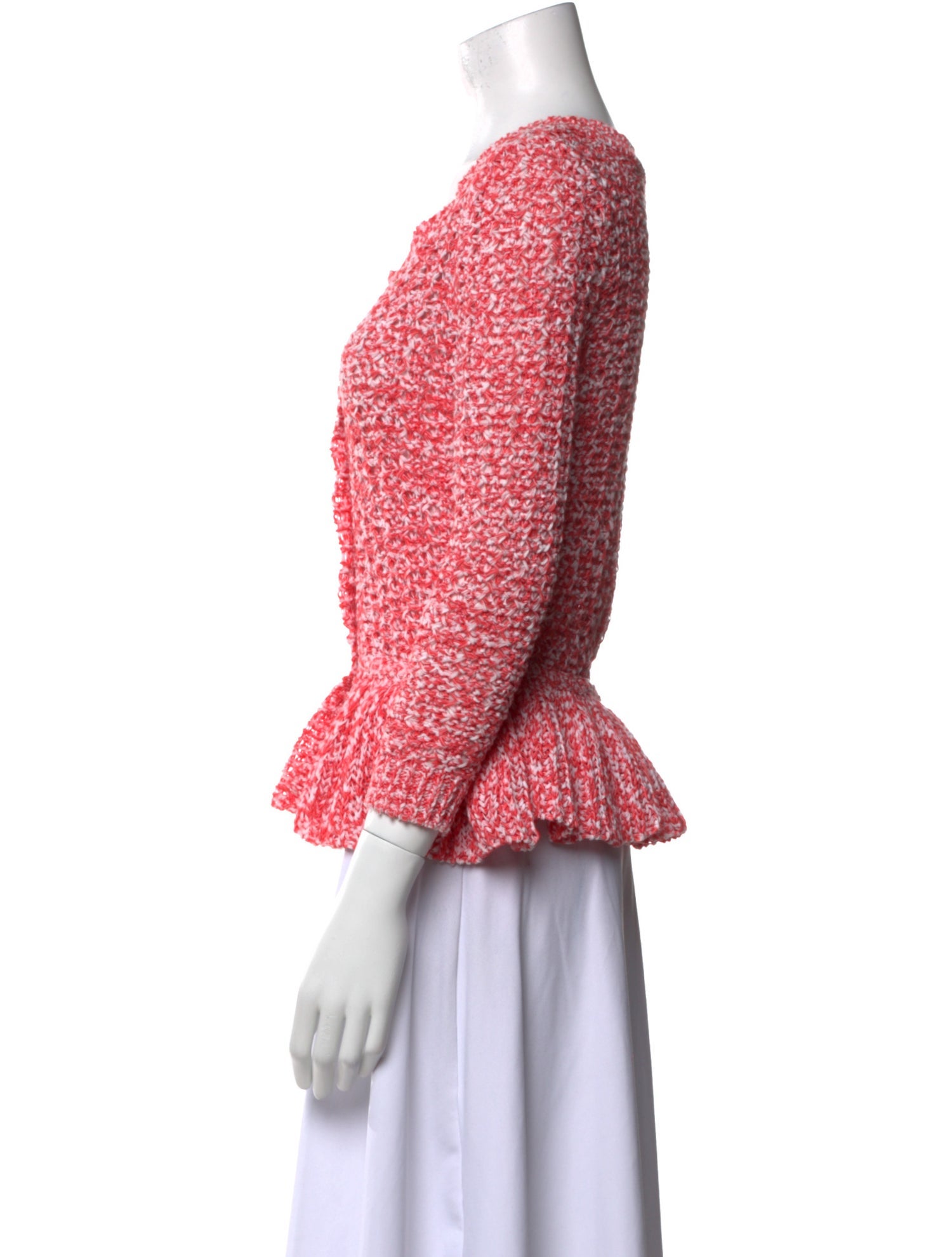 Boutique Moschino Printed Scoop Neck Sweater