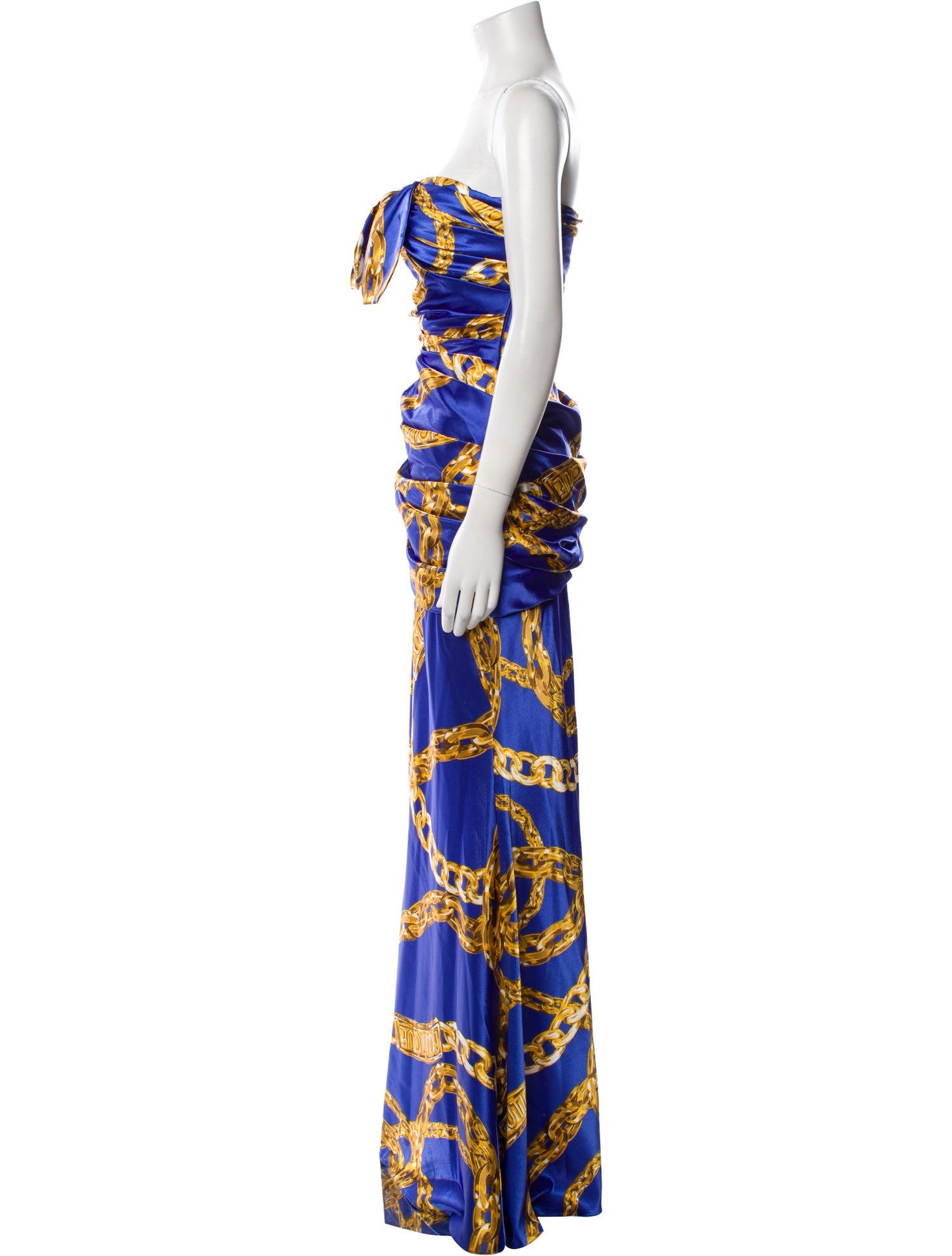 Boutique Moschino Printed Long Dress w/ Tags