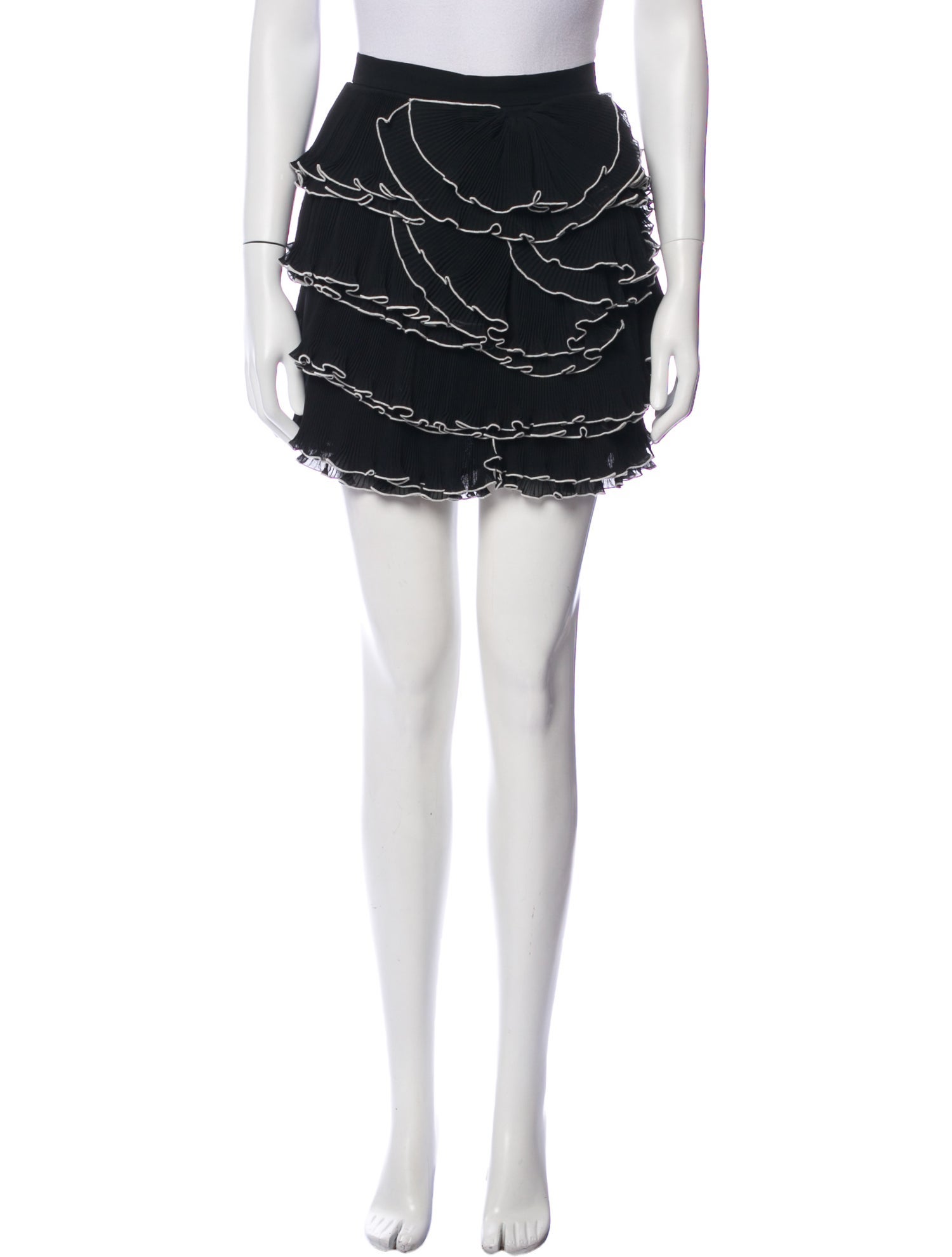 Boutique Moschino Striped Mini Skirt