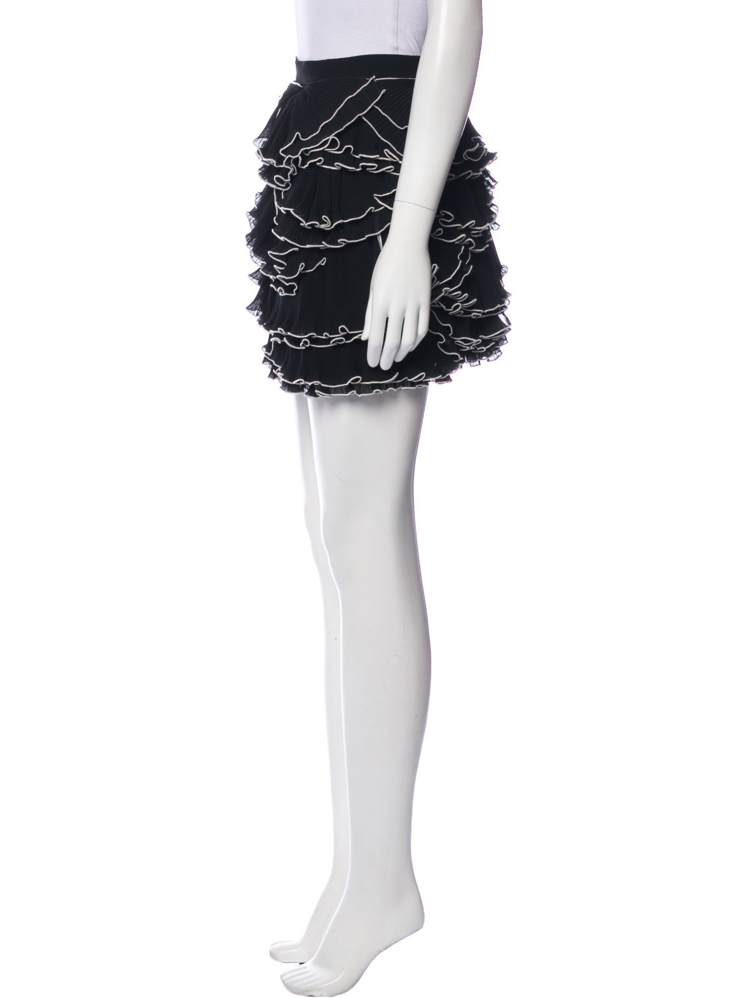 Boutique Moschino Striped Mini Skirt