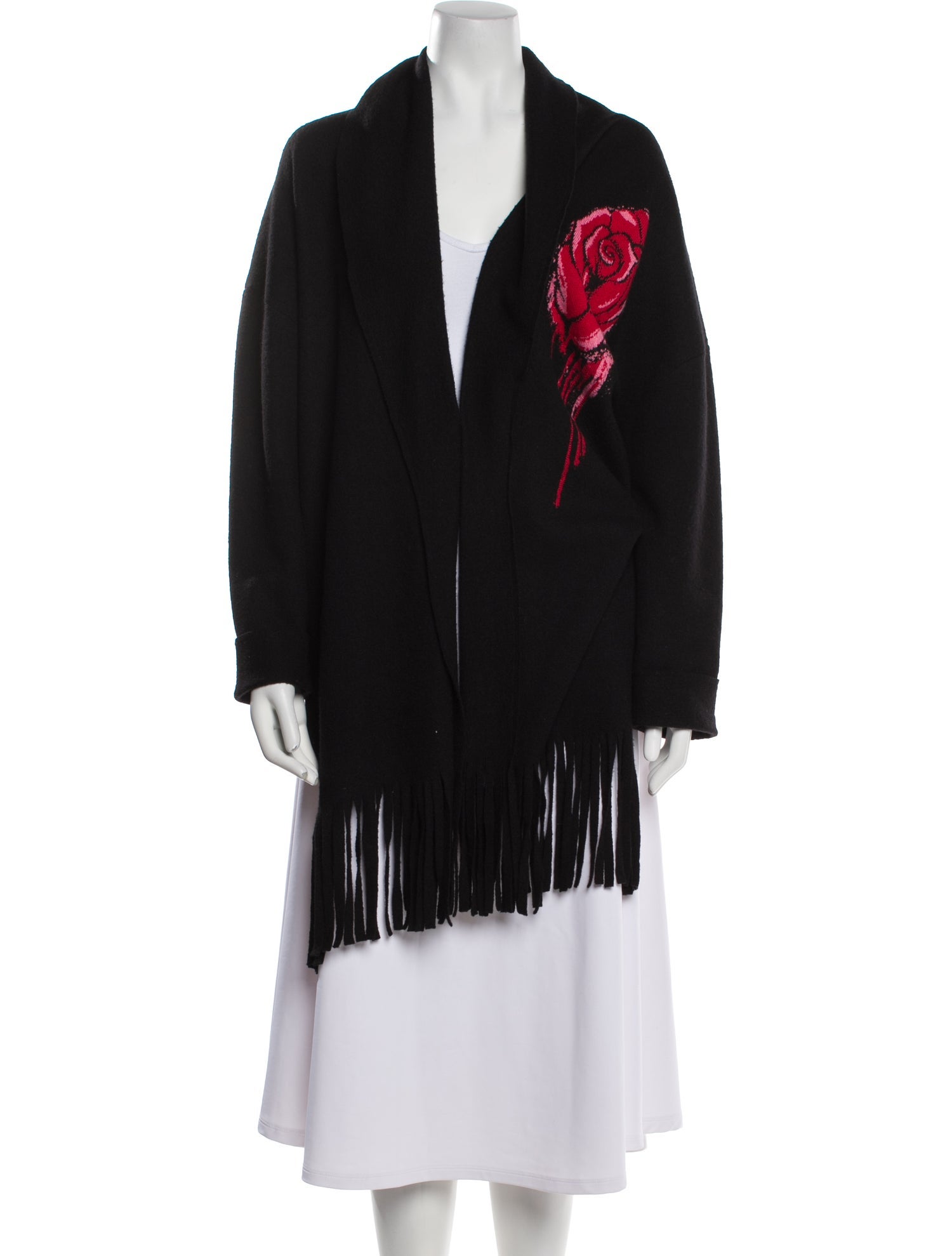 Boutique Moschino Virgin Wool Graphic Print Sweater