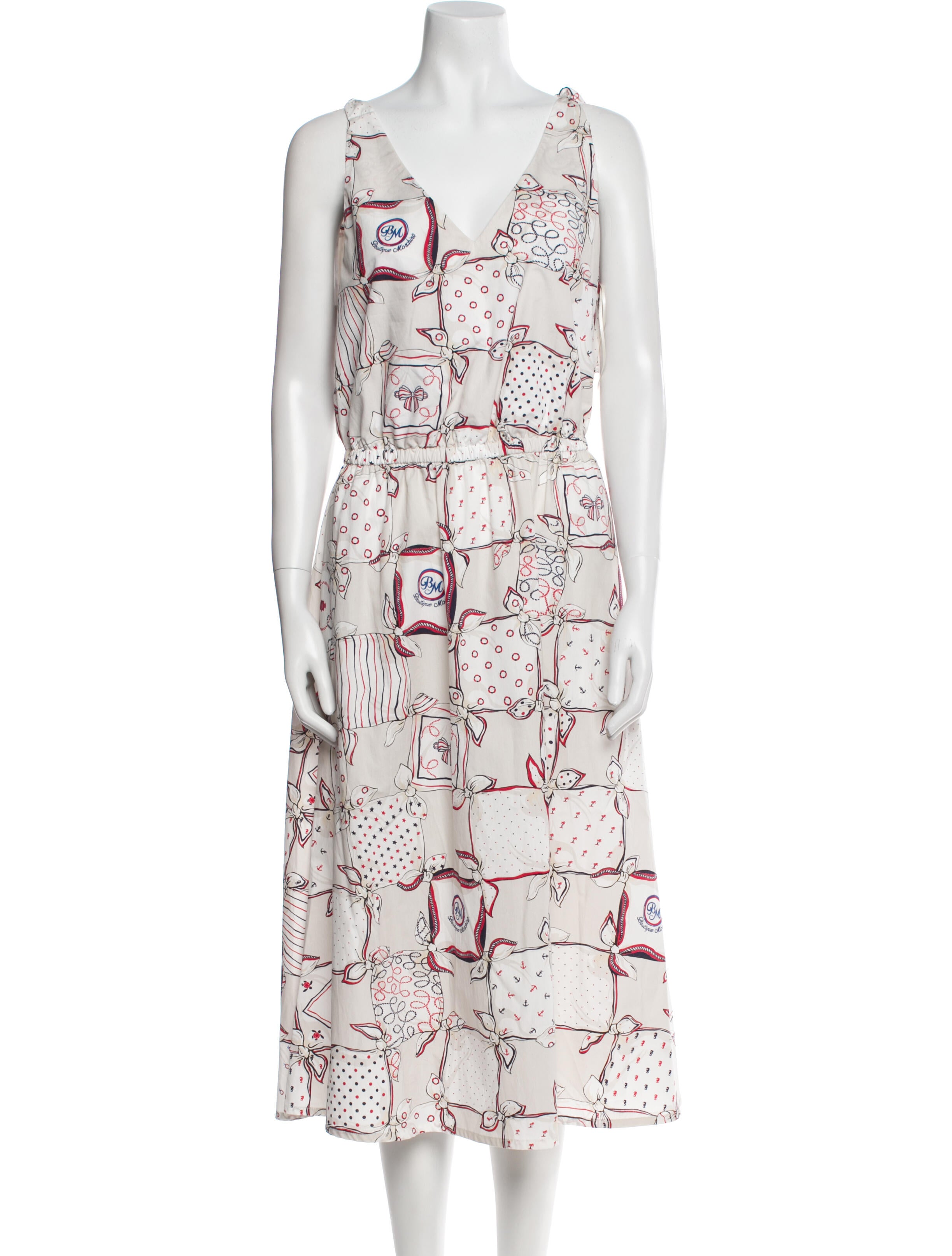 Boutique Moschino Printed Long Dress