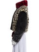 Boutique Moschino Animal Print Faux Fur Jacket