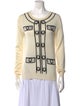Boutique Moschino Virgin Wool Graphic Print Sweater
