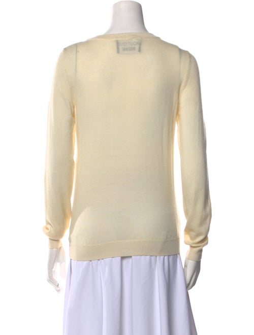 Boutique Moschino Virgin Wool Graphic Print Sweater