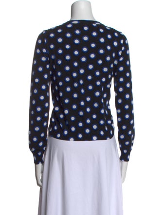 Boutique Moschino Polka Dot Print Crew Neck Sweater