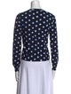 Boutique Moschino Polka Dot Print Crew Neck Sweater