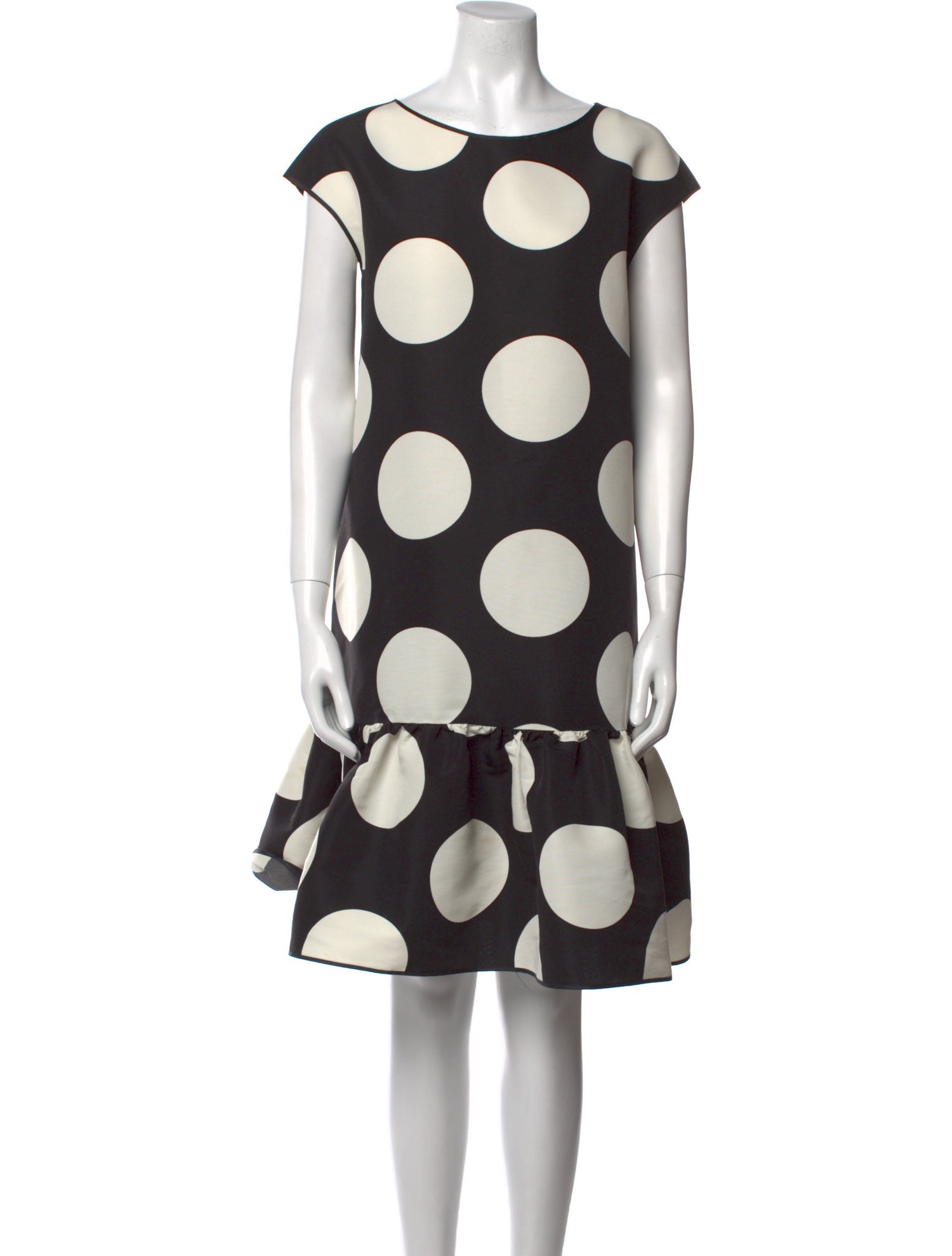 Boutique Moschino Polka Dot Print Knee-Length Dress