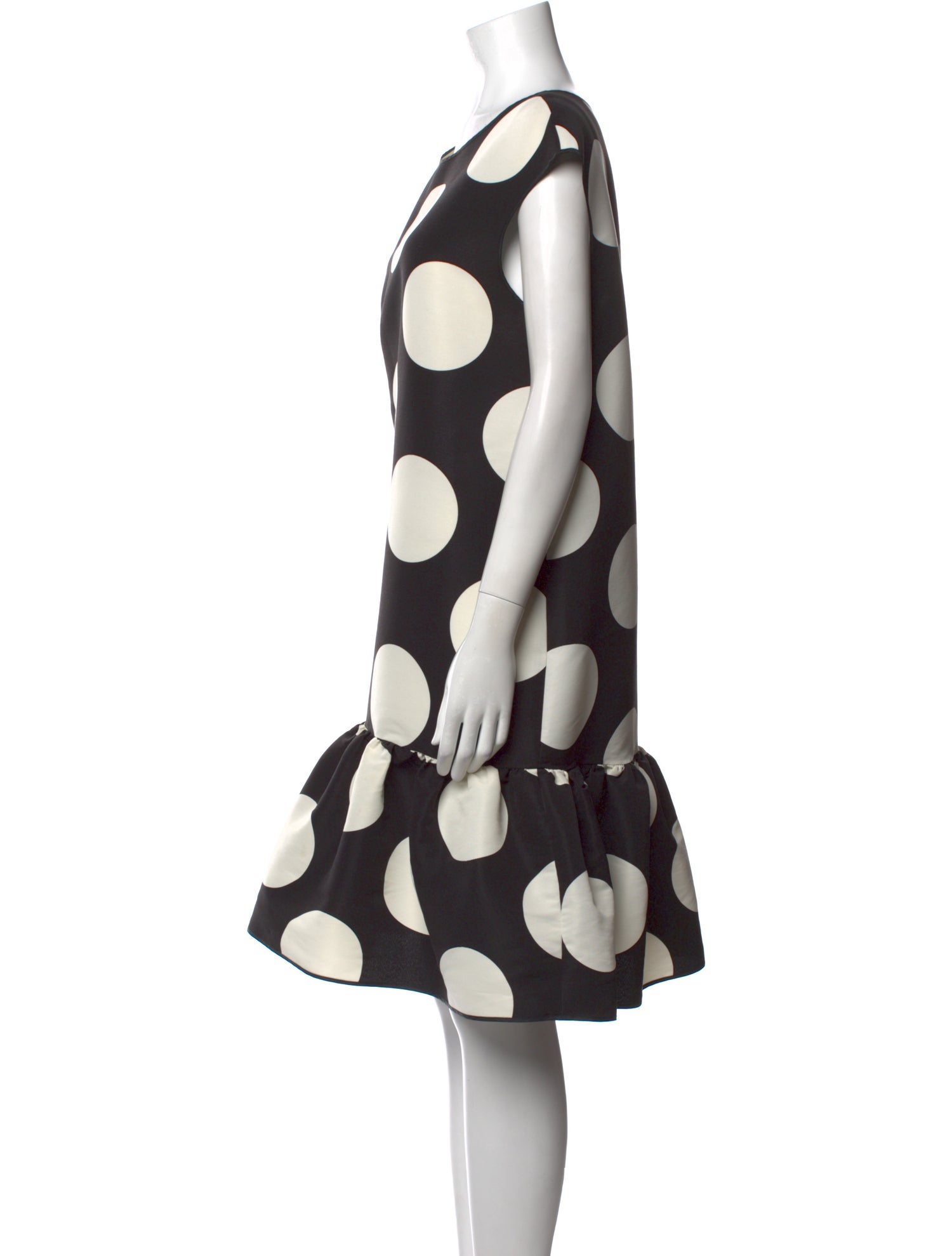 Boutique Moschino Polka Dot Print Knee-Length Dress