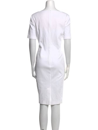 Boutique Moschino Square Neckline Knee-Length Dress