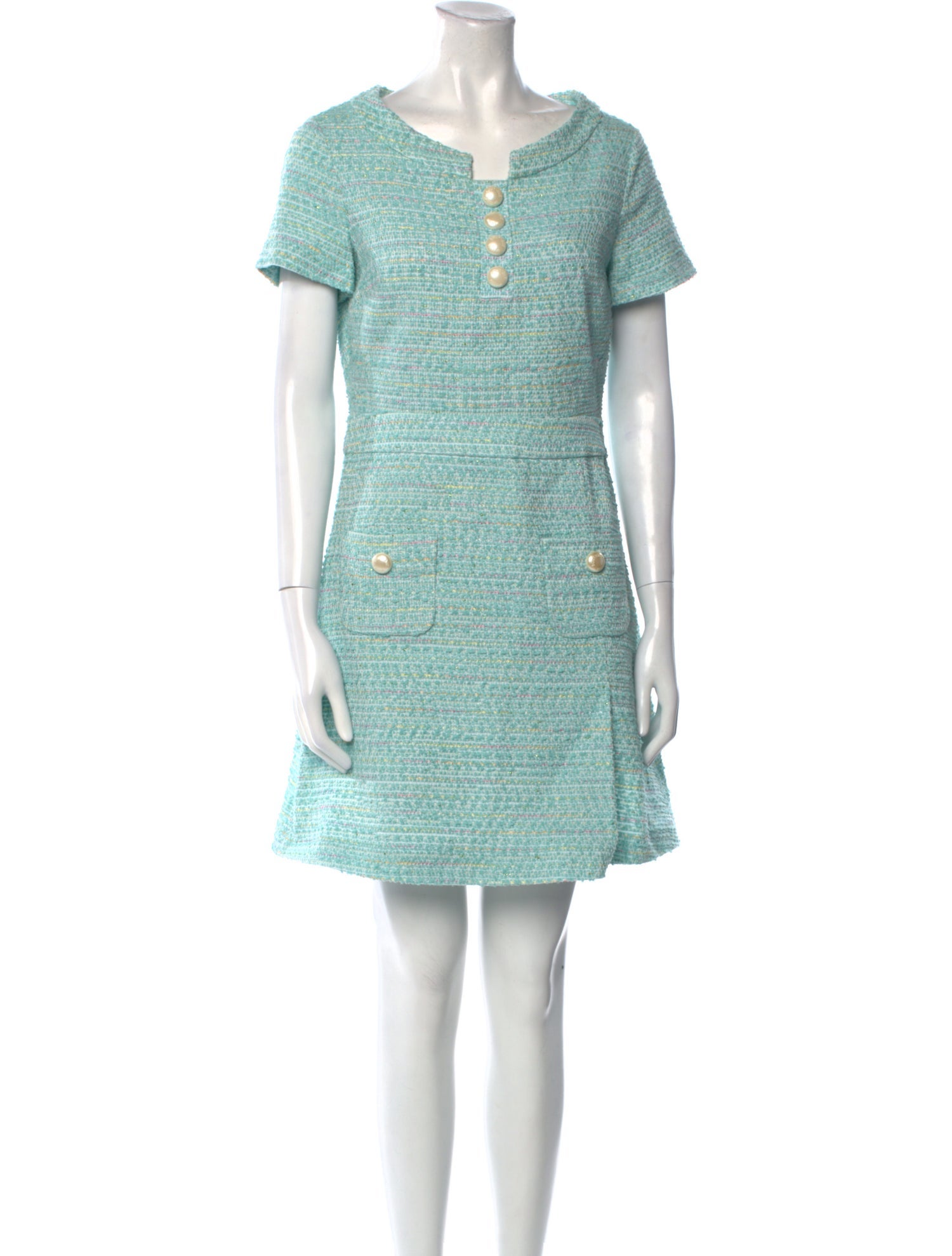 Boutique Moschino Tweed Mini Dress