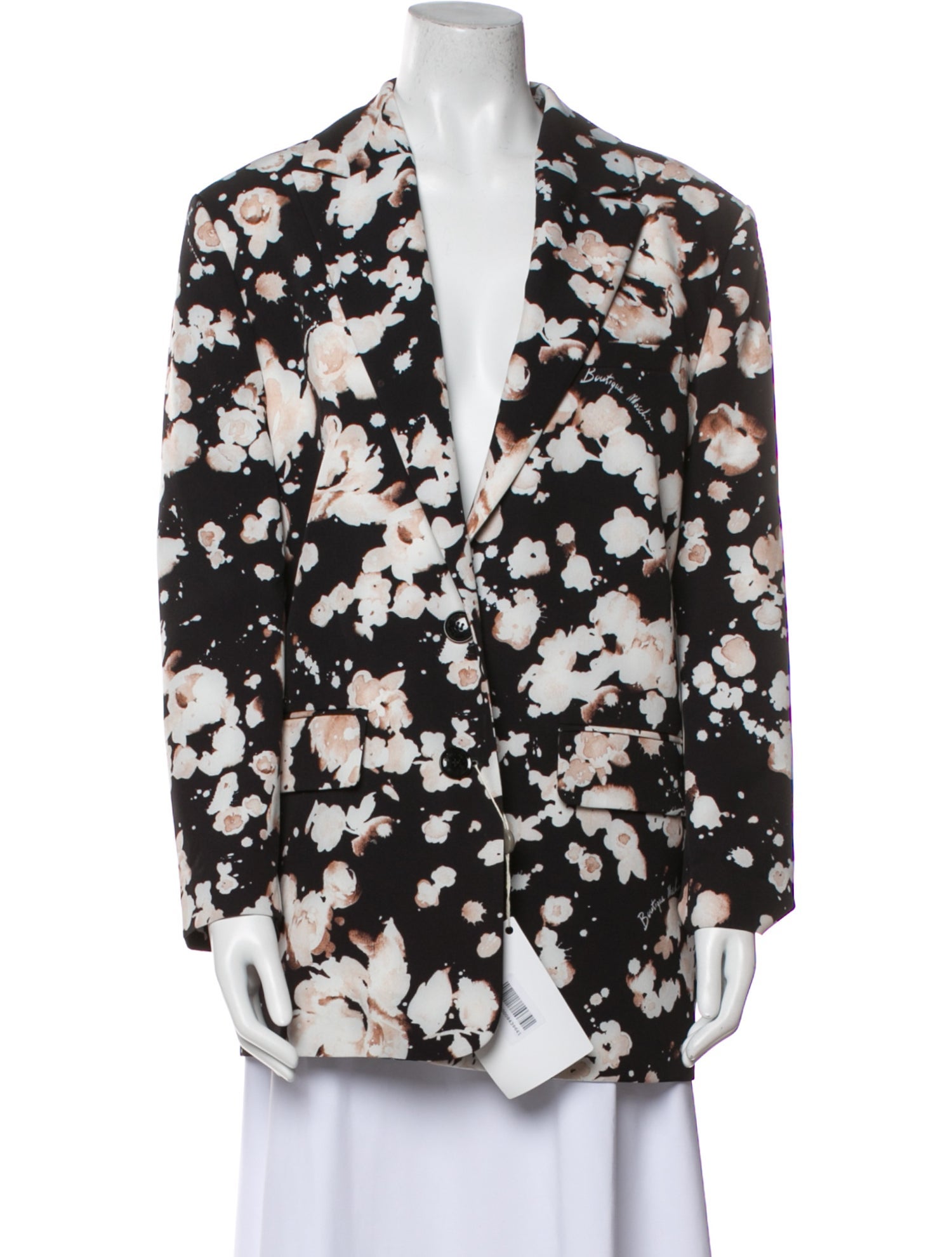 Boutique Moschino Floral Print Blazer