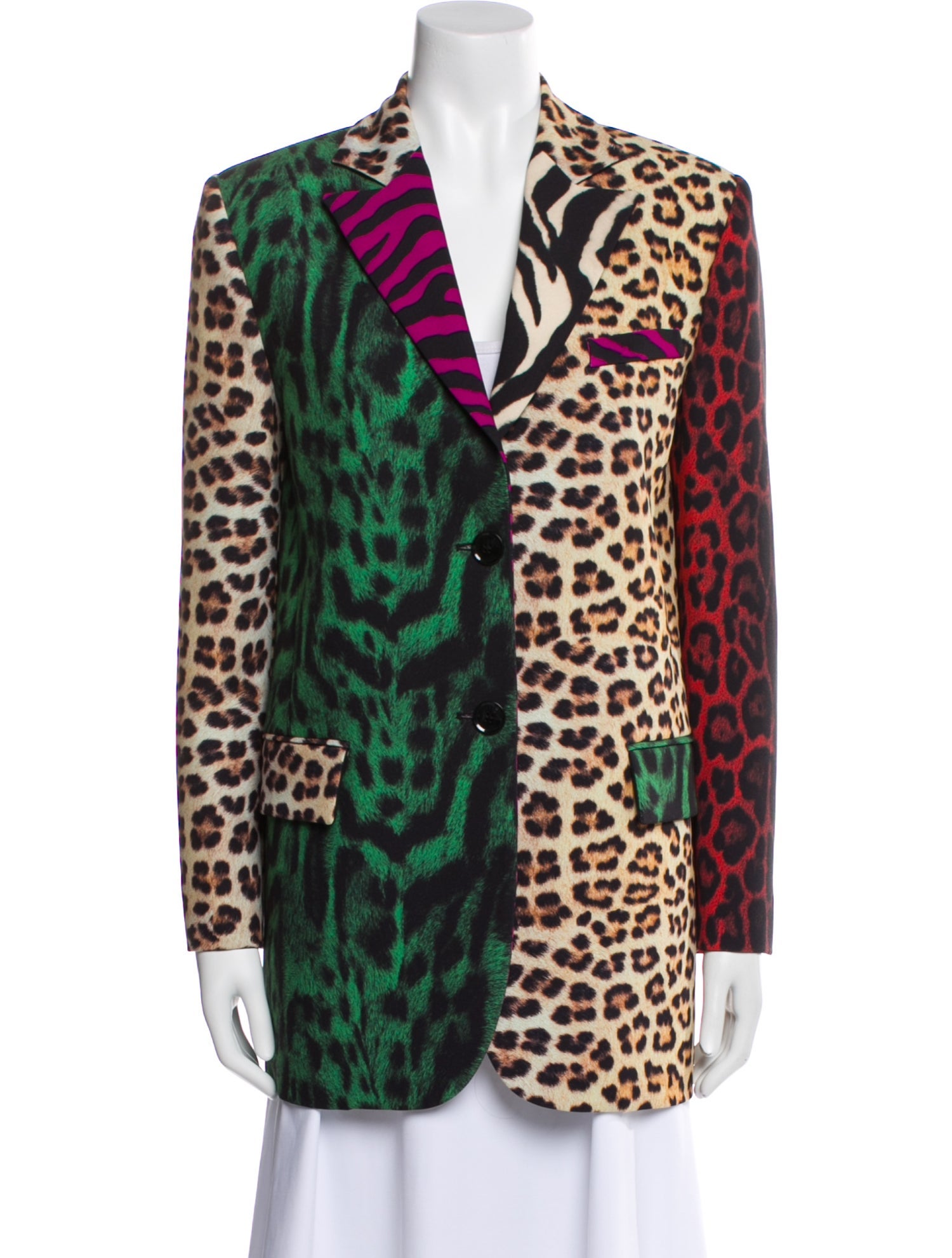 Boutique Moschino Animal Print Blazer