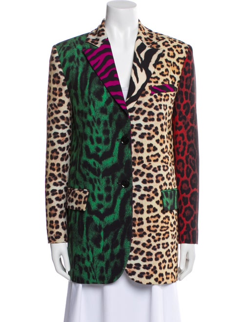 Boutique Moschino Animal Print Blazer