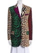 Boutique Moschino Animal Print Blazer