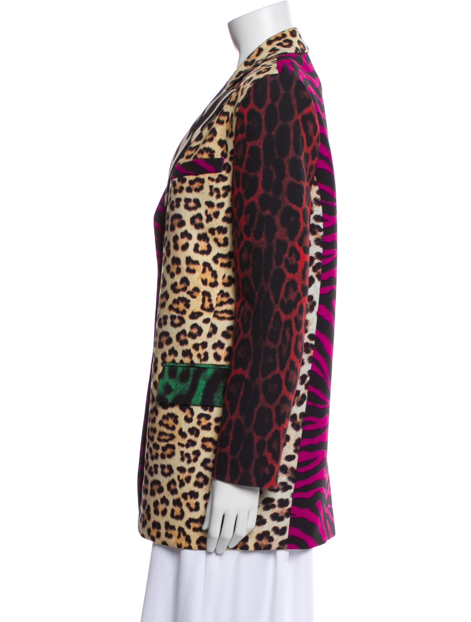 Boutique Moschino Animal Print Blazer