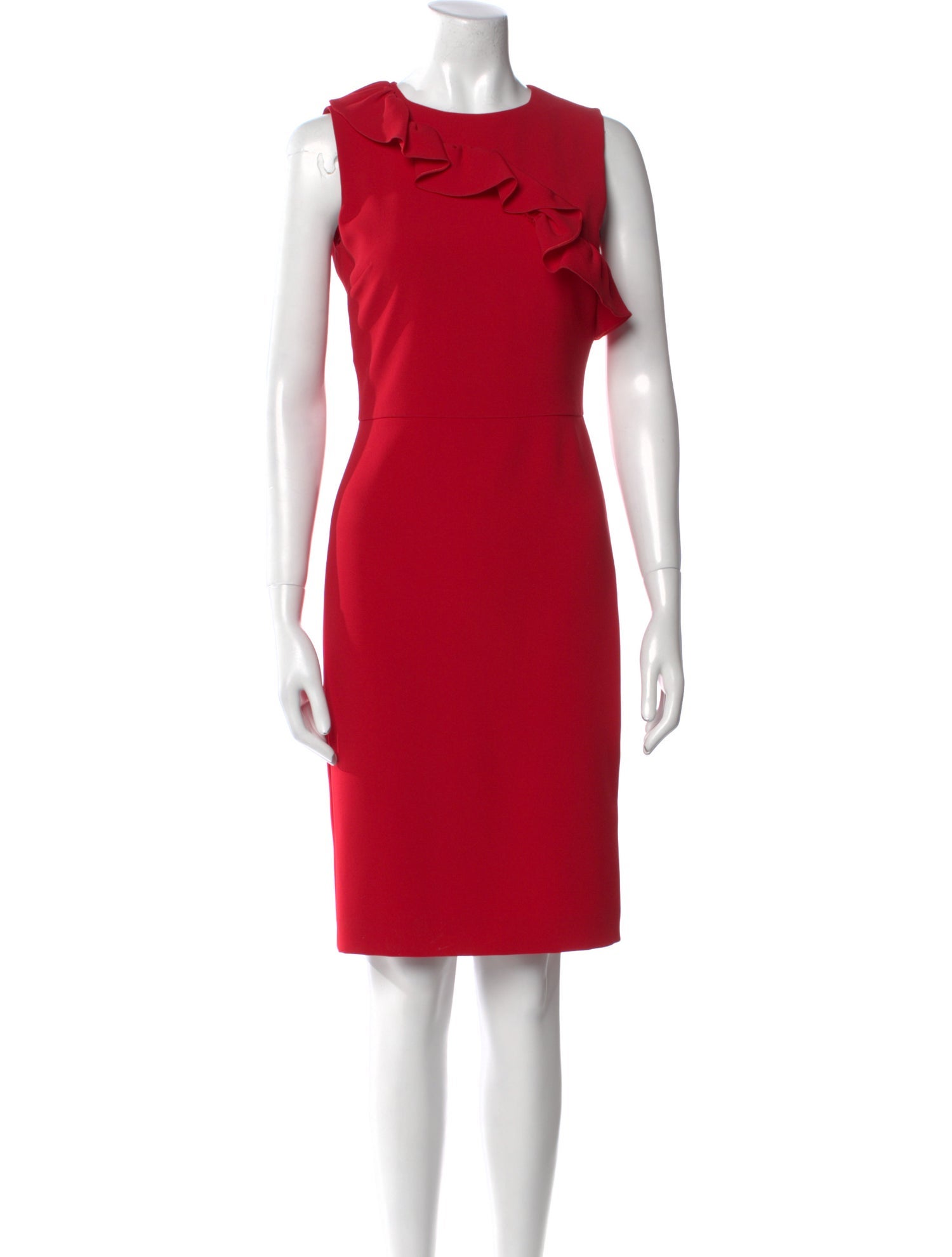 Boutique Moschino Crew Neck Knee-Length Dress