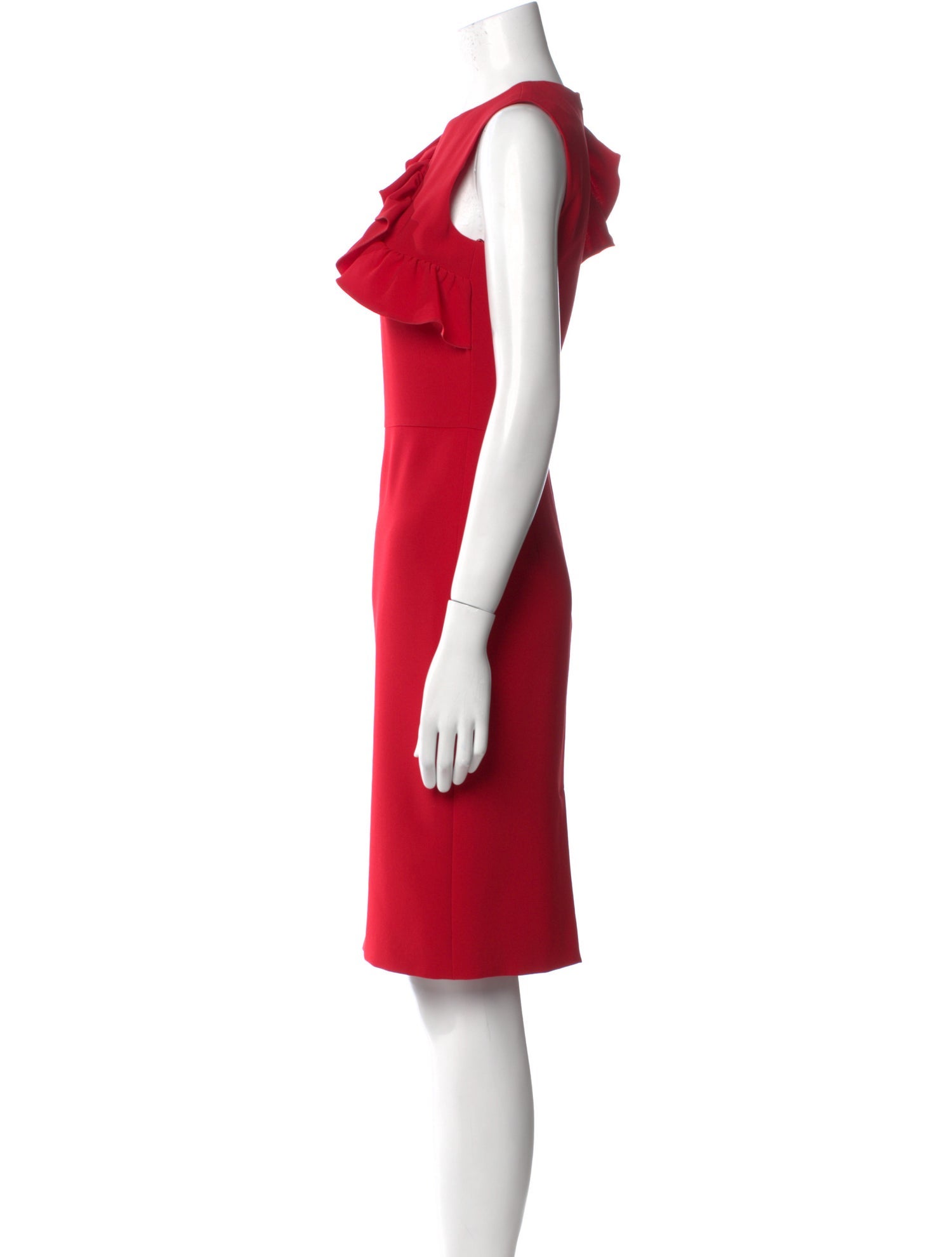 Boutique Moschino Crew Neck Knee-Length Dress
