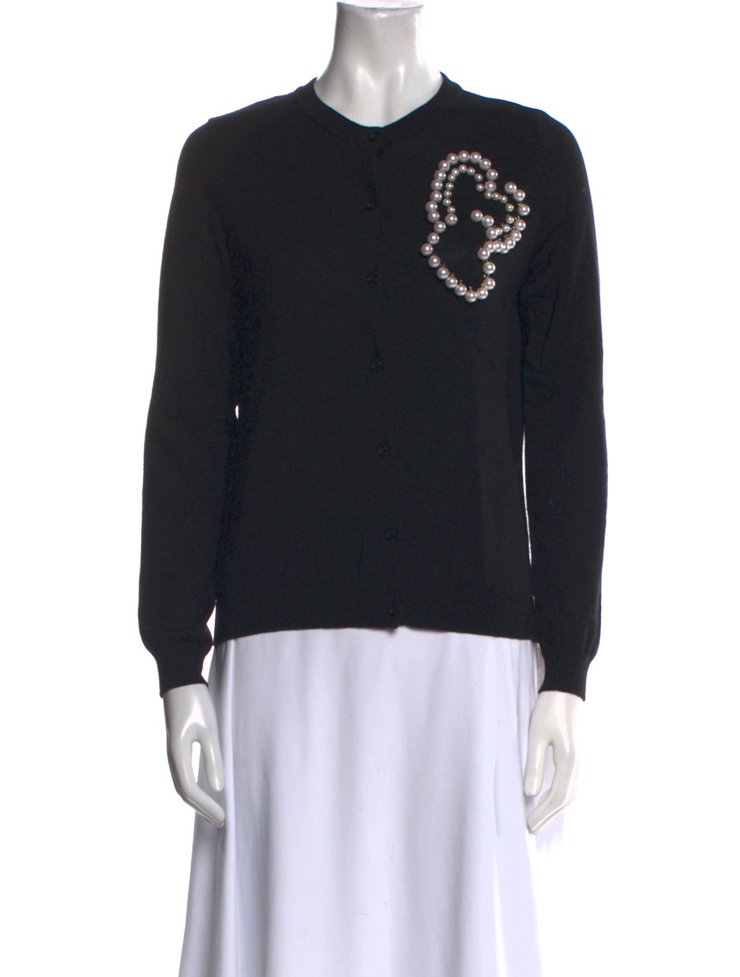 Boutique Moschino Wool Crew Neck Sweater