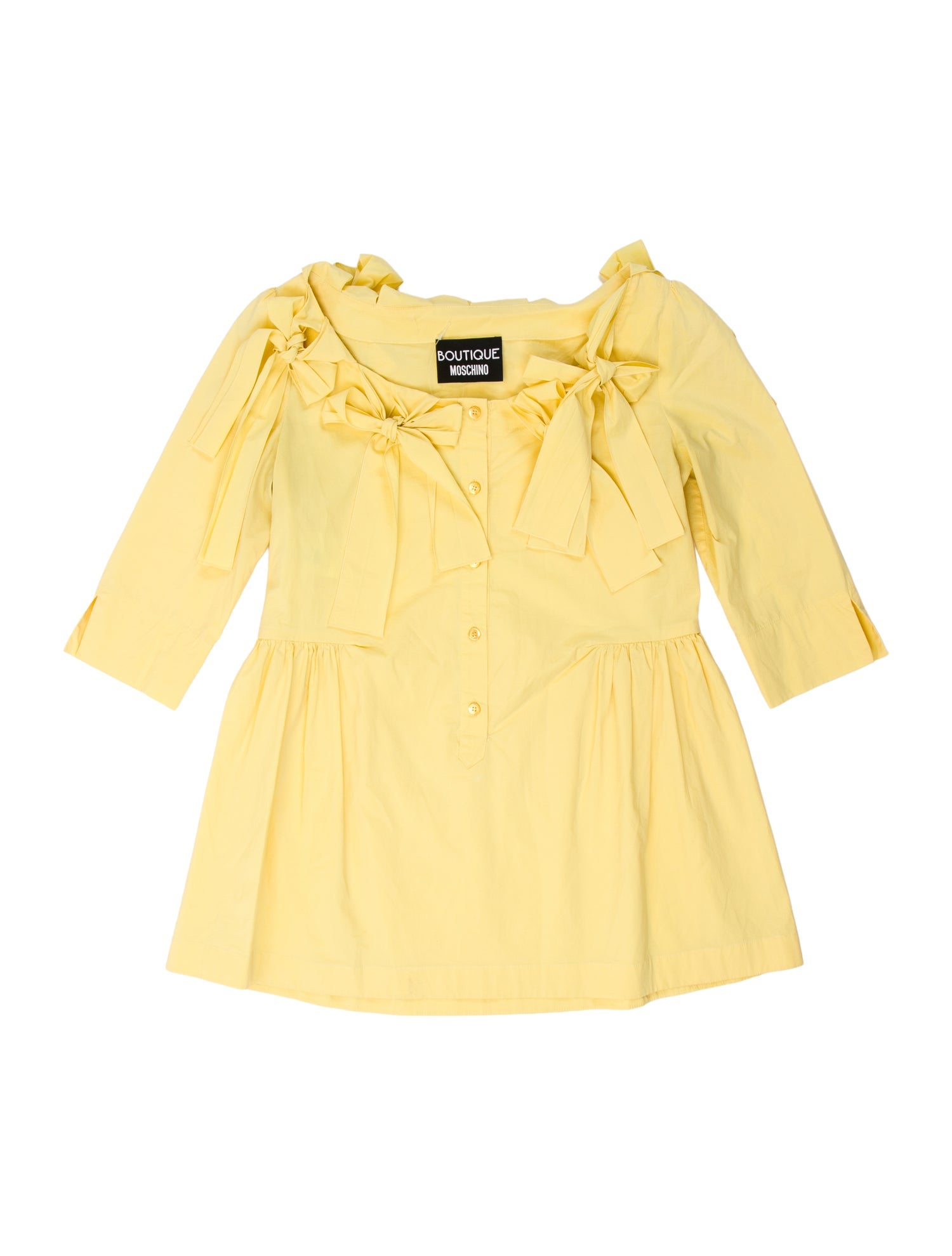 Boutique Moschino Square Neckline Mini Dress