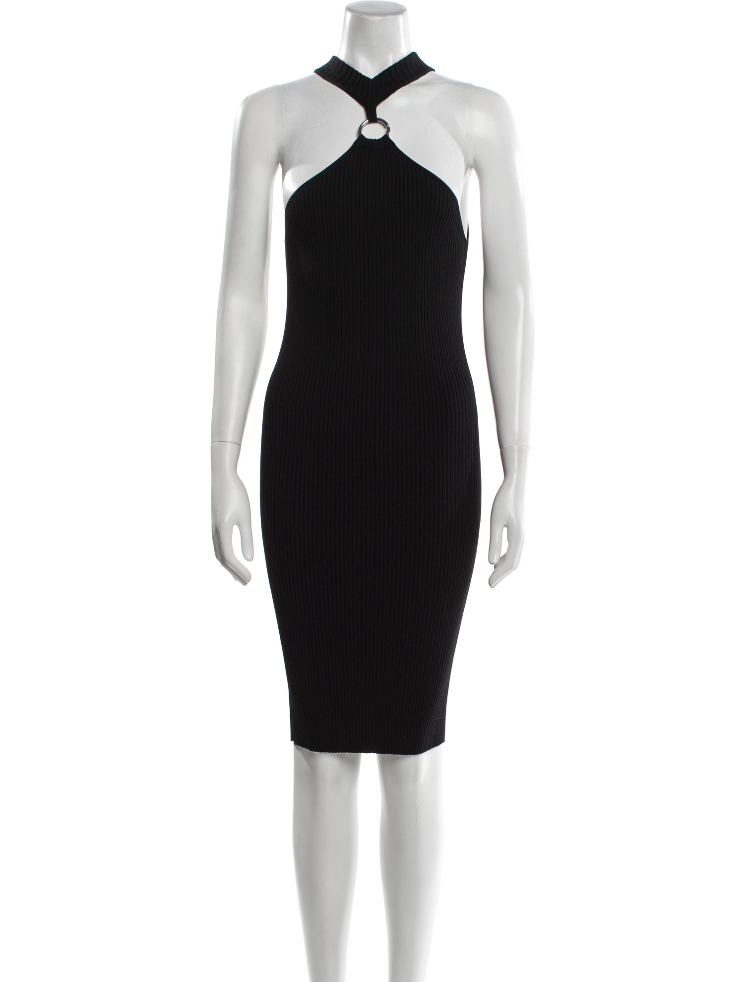 Boutique Moschino Halterneck Knee-Length Dress