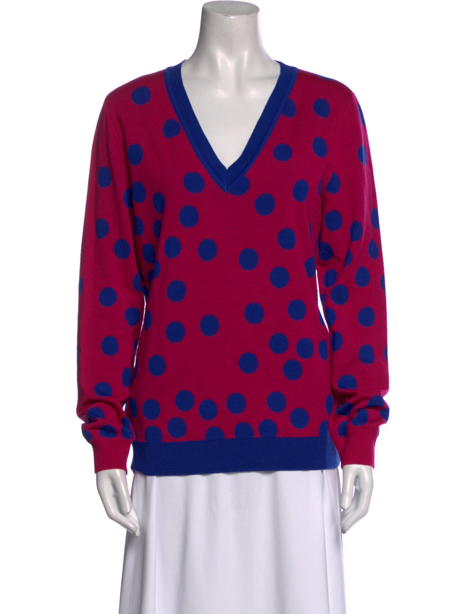 Boutique Moschino Virgin Wool Printed Sweater