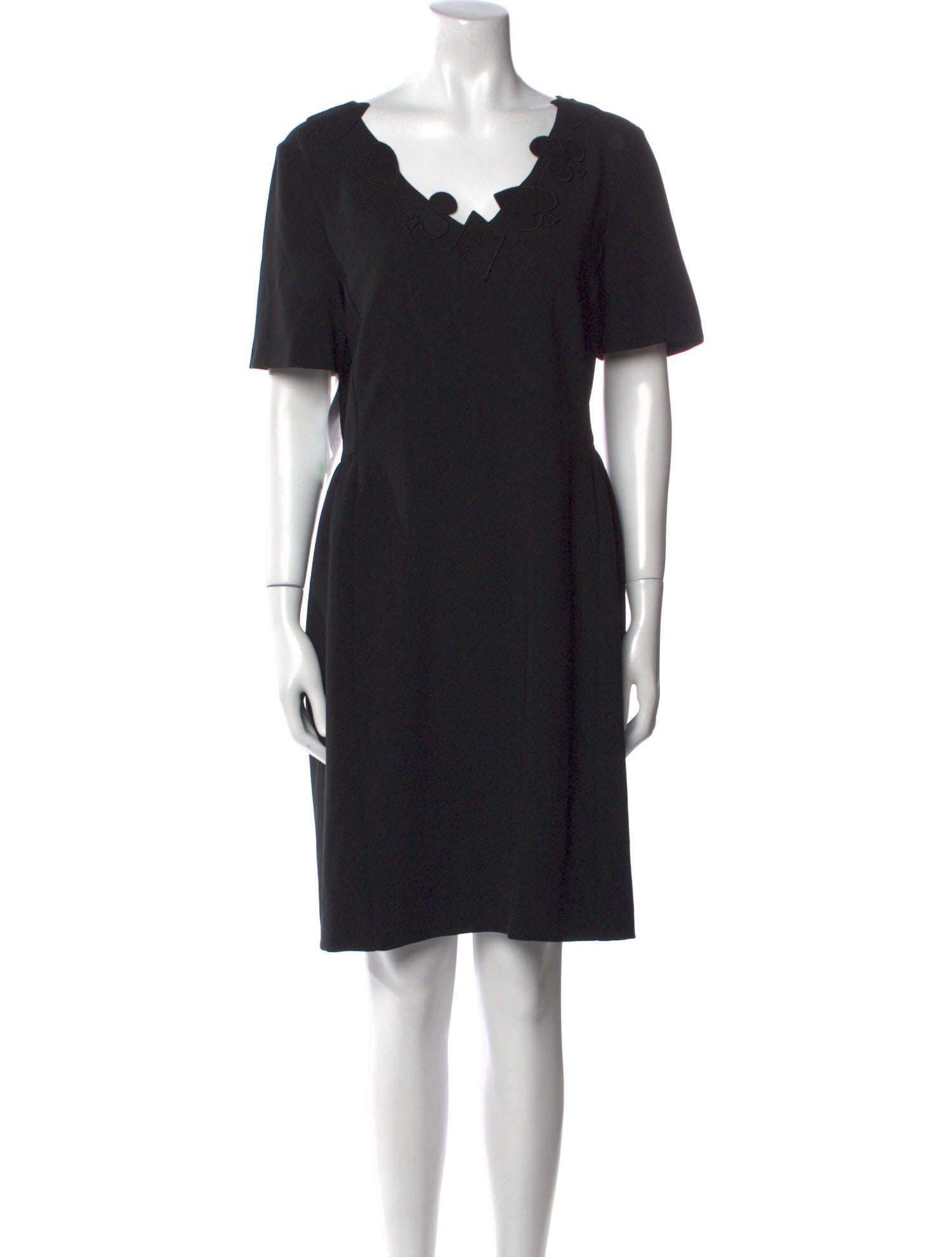 Boutique Moschino V-Neck Midi Length Dress