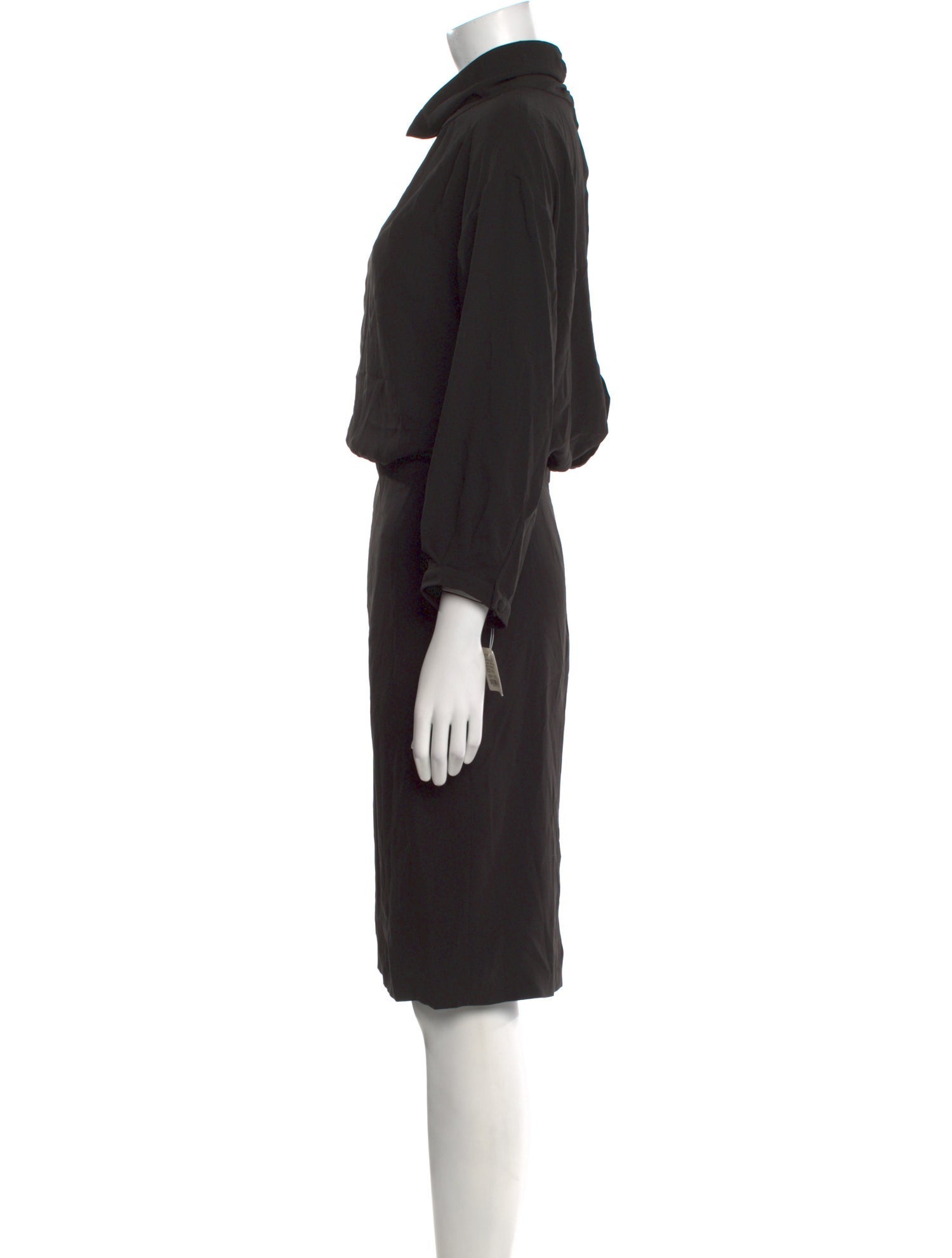 Boutique Moschino Mock Neck Knee-Length Dress w/ Tags