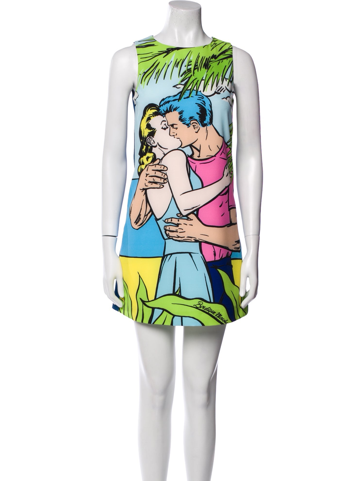 Boutique Moschino Printed Mini Dress