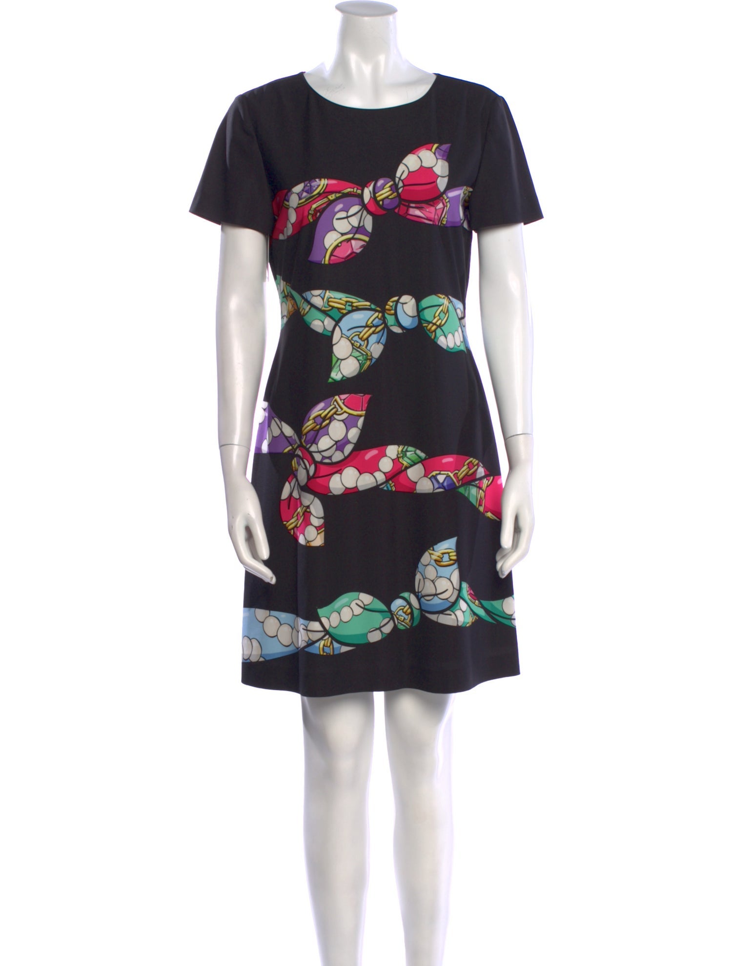 Boutique Moschino Floral Print Mini Dress