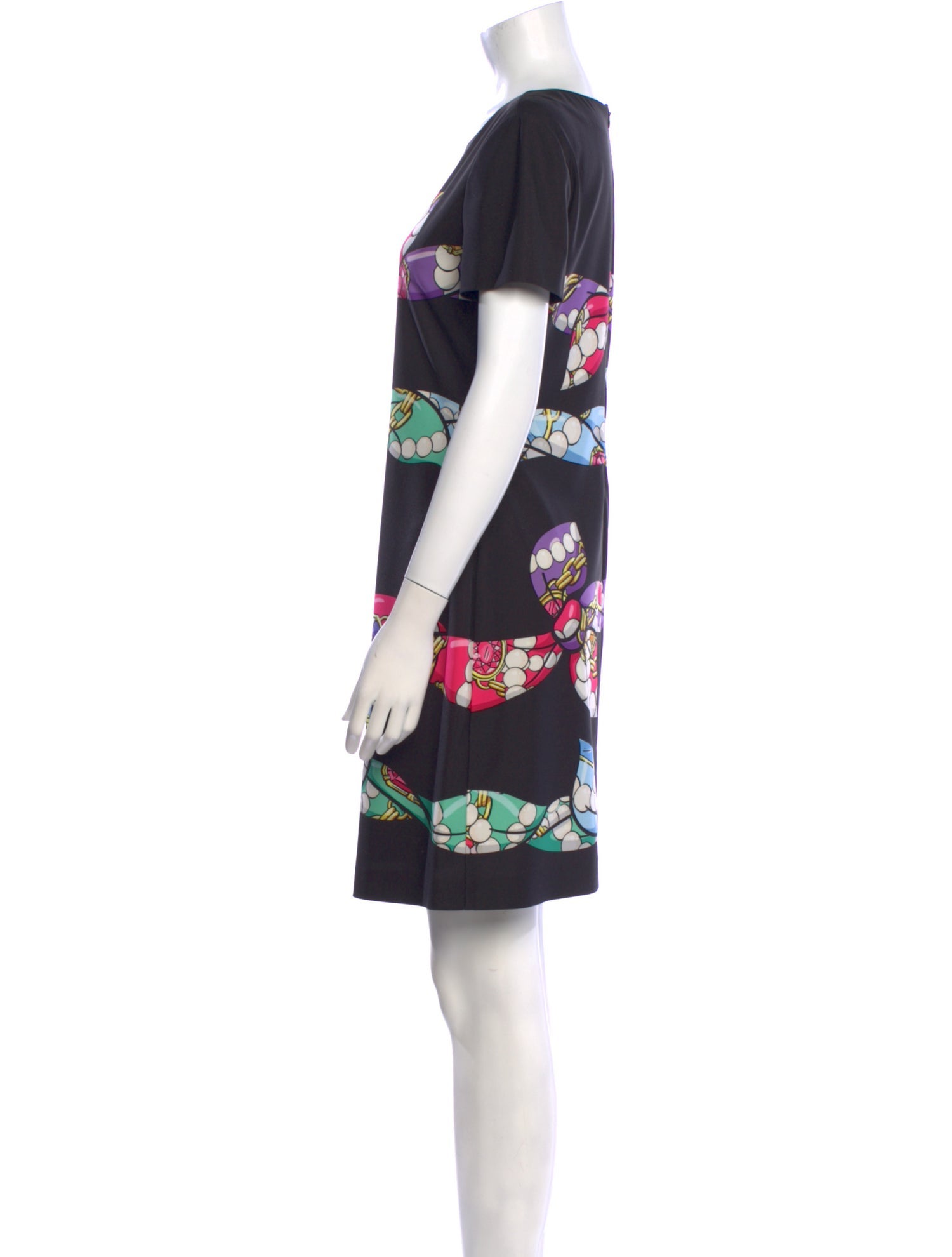 Boutique Moschino Floral Print Mini Dress