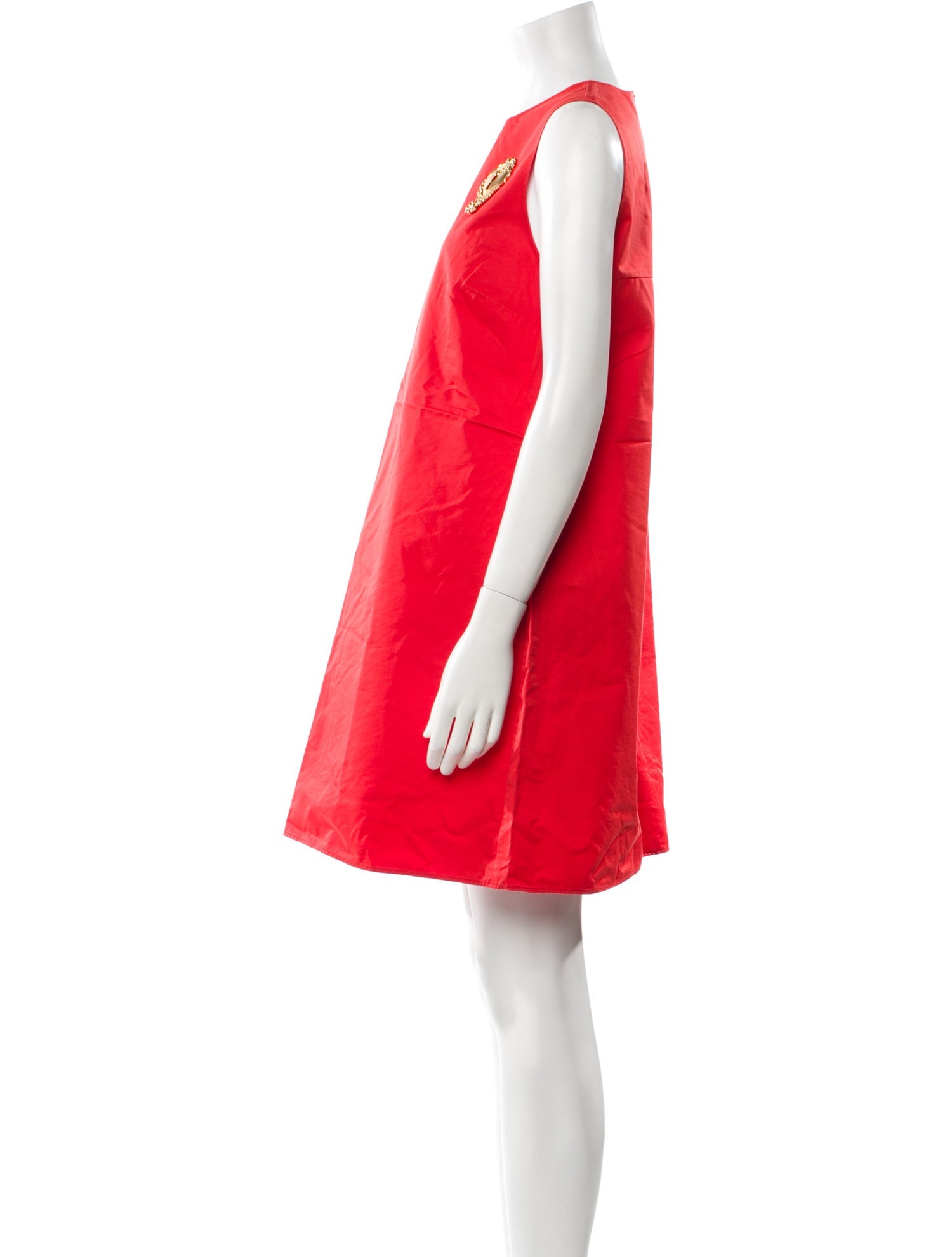 Boutique Moschino Crew Neck Mini Dress