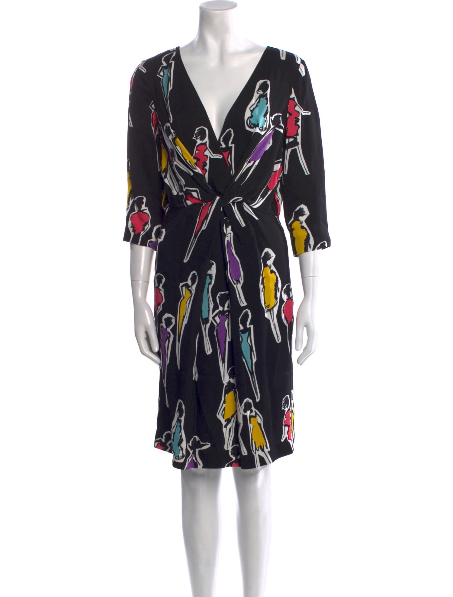 Boutique Moschino Printed Knee-Length Dress