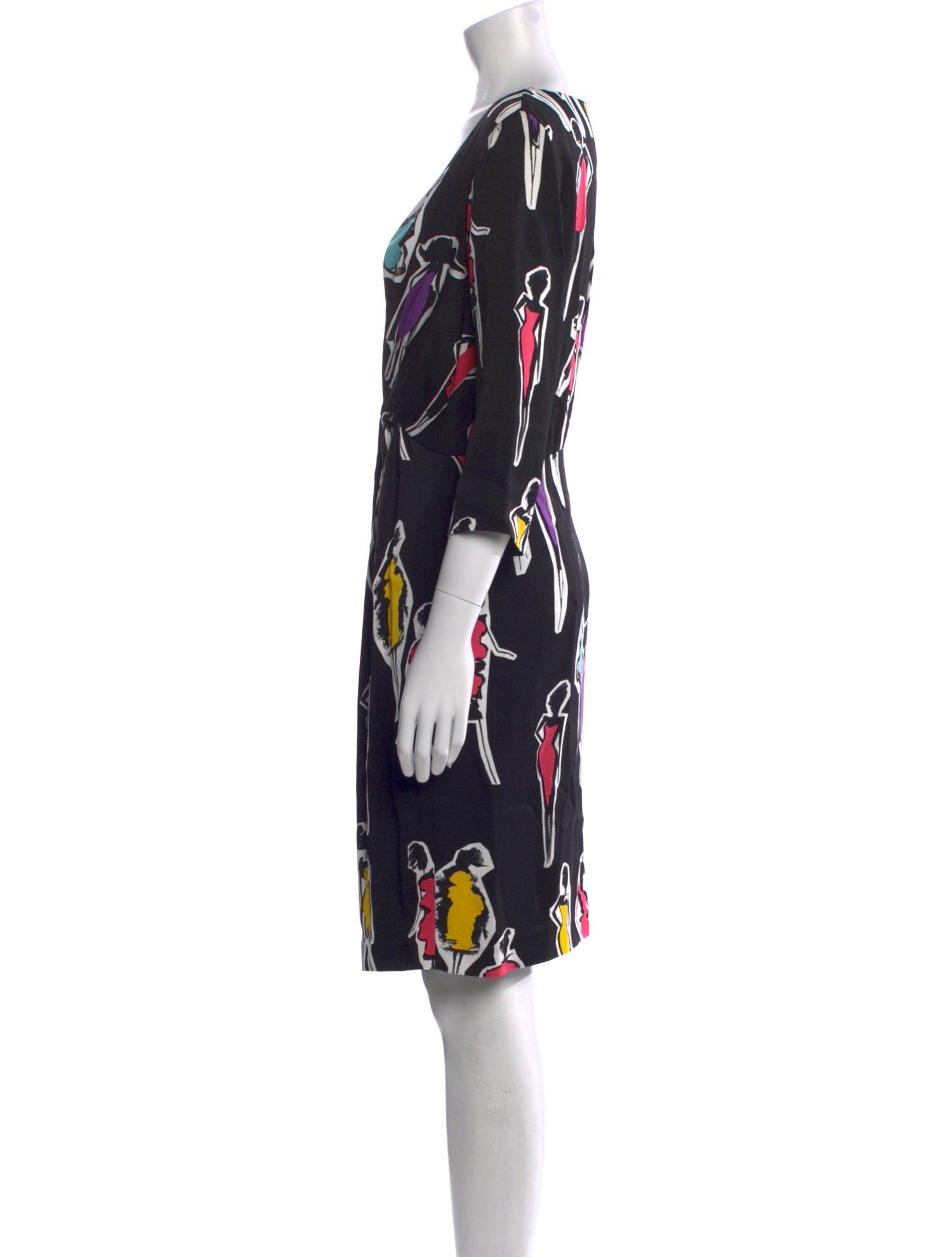 Boutique Moschino Printed Knee-Length Dress