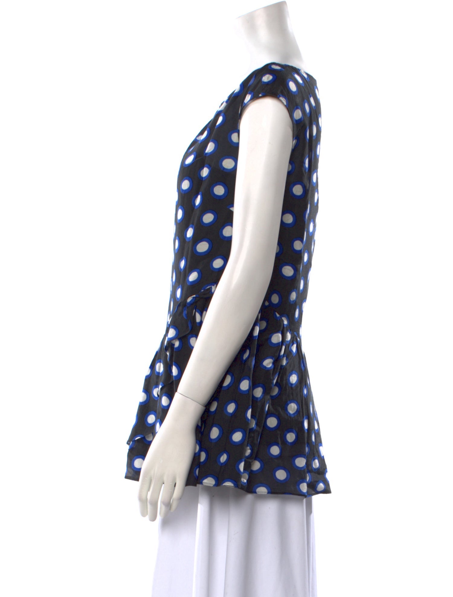 Boutique Moschino Polka Dot Print Mini Dress